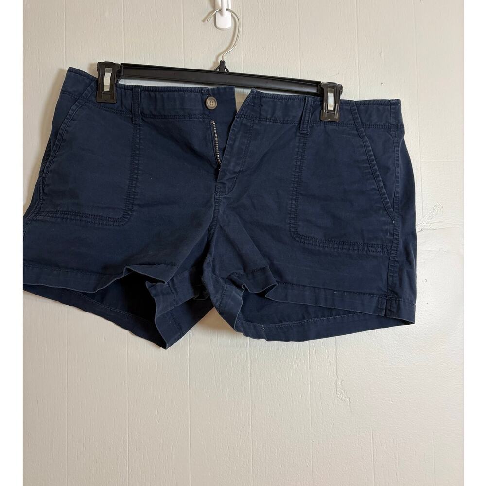 Old Navy Perfect 3.5 inch Favorite Khaki Low Rise Navy Utility Cargo Shorts 16